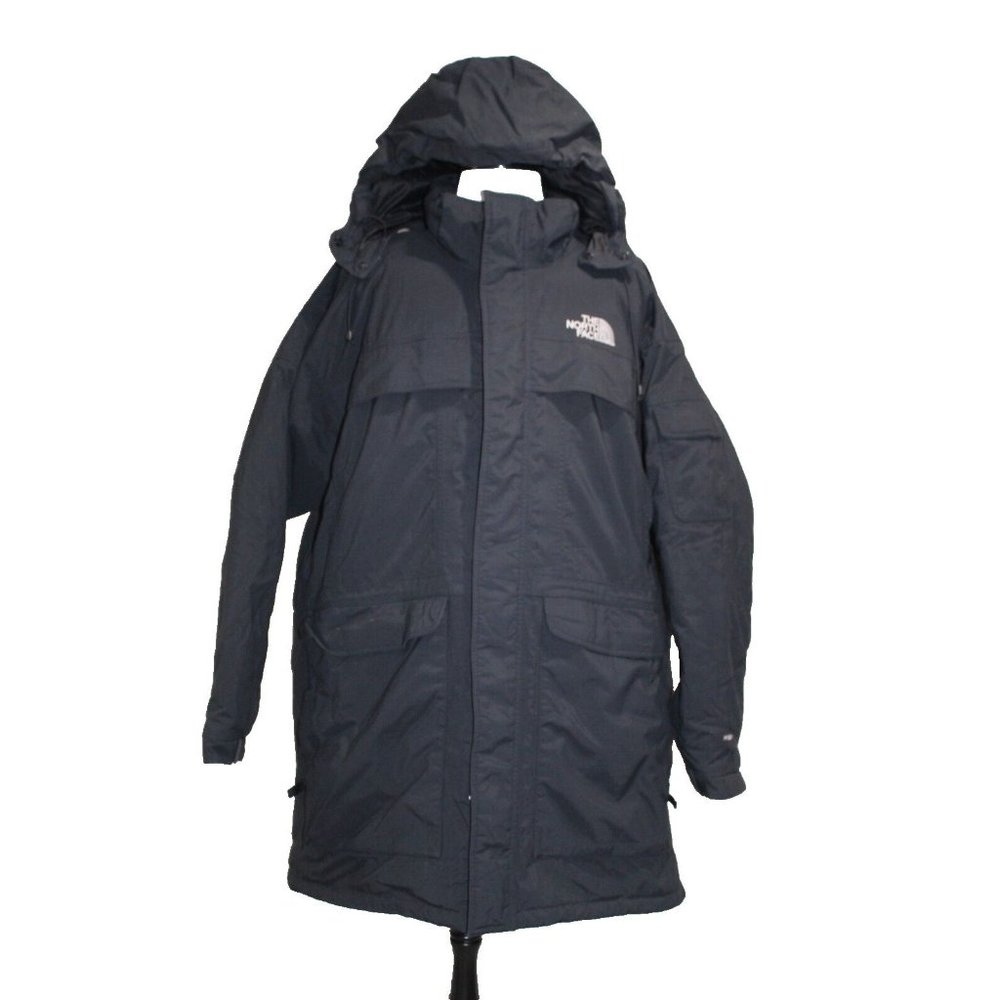 The North Face McMurdo Hyvent Parka Jacket Goose Down Black No Fur Mens Size 5XL